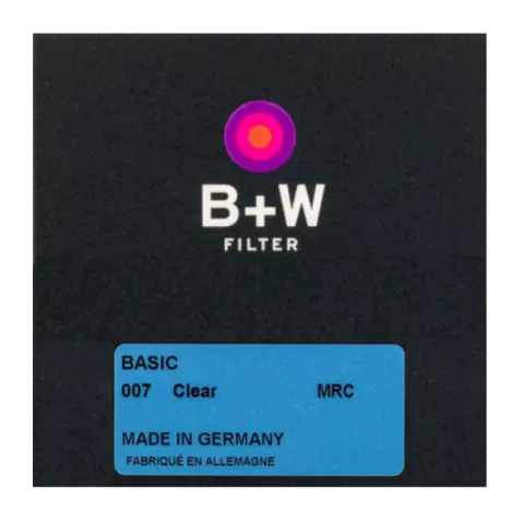Фильтр защитный B+W BASIC 007 Clear MRC 105mm (1101265)
