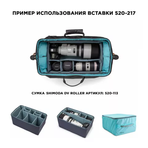 Shimoda Core Unit Extra Large DV Защитная вставка для фотооборудования (520-217)