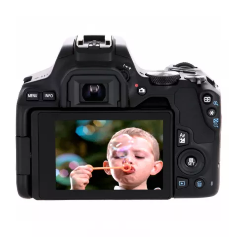 Зеркальный фотоаппарат Canon EOS 250D Kit EF-S 18-55mm DC+SB130+16 GB черный