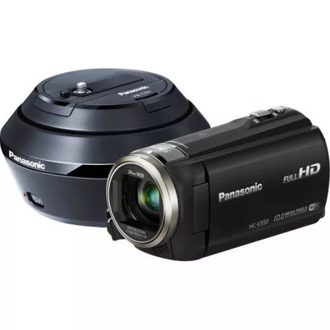 Видеокамера Panasonic HC-V550 Black + подставка VW-CTR1E-K