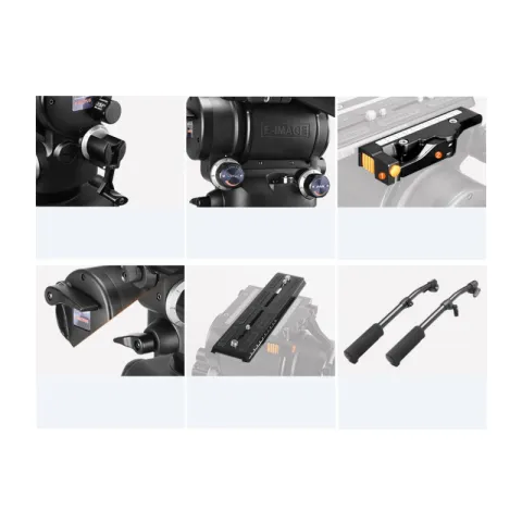 E-Image MH32 PLUS Fluid Head (150mm) Голова для видеоштатива