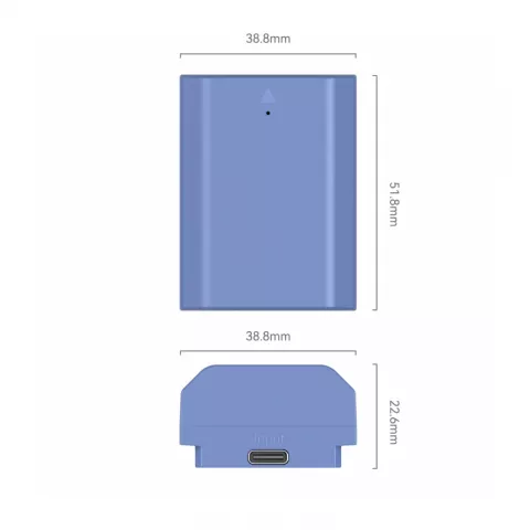 SmallRig 4265 Аккумулятор литий-ионный NP-FZ100 USB-C Rechargeable Camera Battery