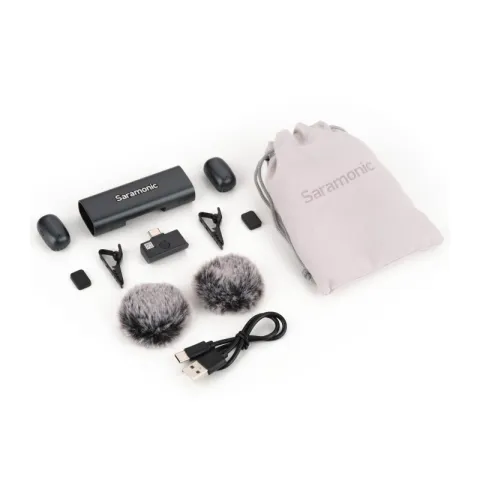 Saramonic Air SE-01 Радиосистема 2,4 ГГц приемник + 2 передатчика, разъем Type-C