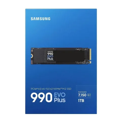 Твердотельный накопитель Samsung SSD 1TB M.2 2280 990 EVO PLUS (MZ-V9S1T0BW)