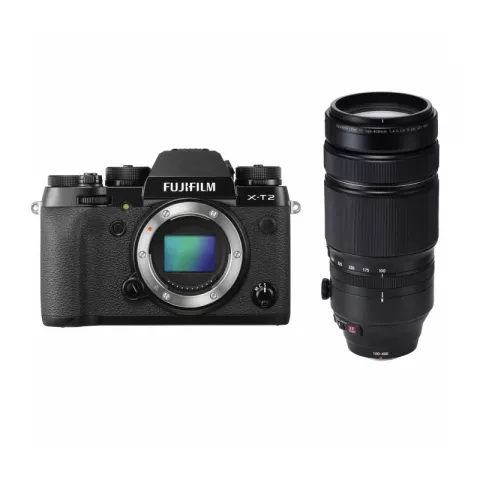 Комплект фотоаппарат Fujifilm X-T2 Body + объектив XF100-400 F4.5-5.6 R LM OIS WR