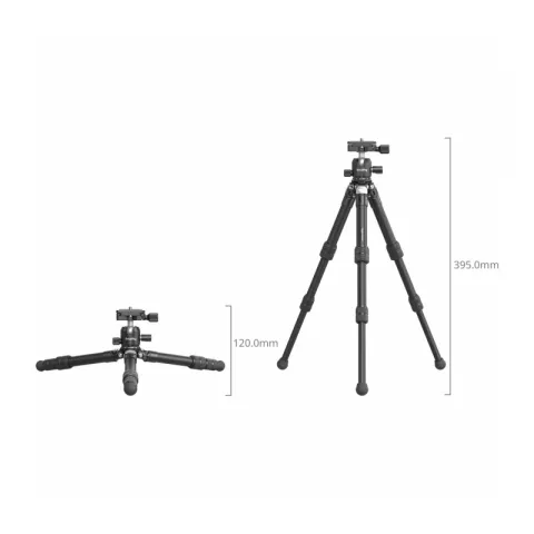 SmallRig 5026 компактный штатив с быстросъемной площадкой Arca-Swiss и панорамной головкой