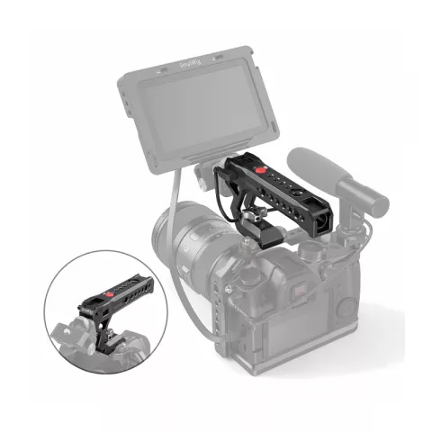 Верхняя ручка SmallRig 2880 с кнопкой управления для беззеркальных камер Panasonic (крепление NATO)