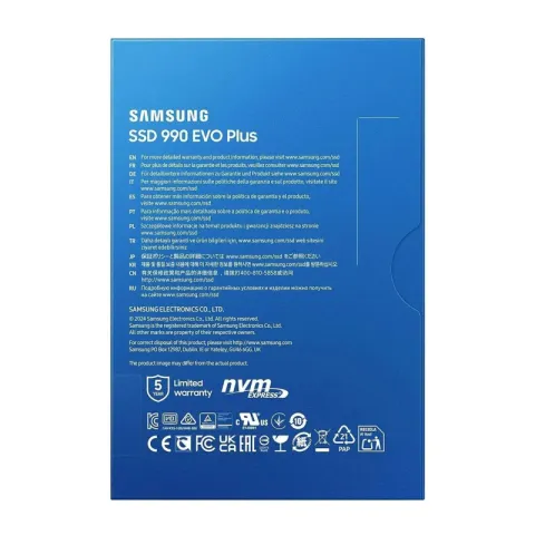 Твердотельный накопитель Samsung SSD 1TB M.2 2280 990 EVO PLUS (MZ-V9S1T0BW)