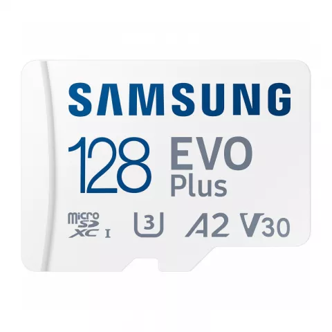 Samsung 128GB microSDXC Evo Plus U3, V30, A2 130MB/s (MB-MC128KA)