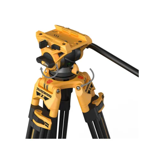 SmallRig 5523 штатив AD-01 (BumbleBee Edition) с видеоголовой/алюминиевый Heavy-Duty Fluid Head