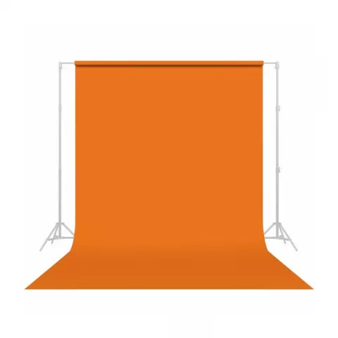 Savage 24-1253 ORANGE бумажный фон оранжевый 1.35 x 11 метров
