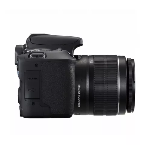 Зеркальный фотоаппарат Canon EOS 200D Kit EF-S 18-55mm f/4-5.6 IS STM черный