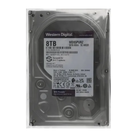 Жесткий диск WD Purple 8TB 3.5