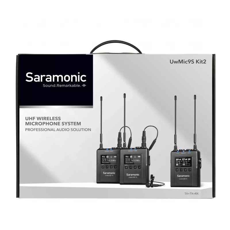 Saramonic UwMic9s Kit2 (RX9S+TX9S+TX9S) радиопетличка с 2 передатчиками и 1 приемник