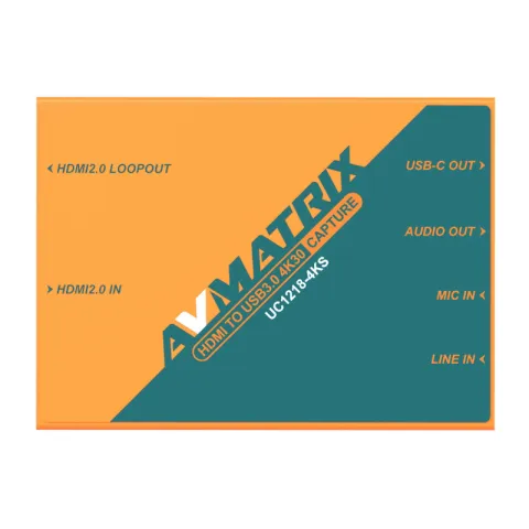 Устройство видеозахвата AVMATRIX UC1218-4KS HDMI2.0 USB3.0 4K30