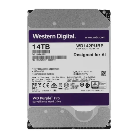 Жесткий диск WD Purple PRO 14TB 3.5