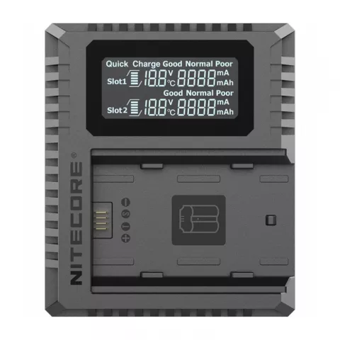 Зарядное устройство Nitecore FX3 с 2 слотами для аккумуляторов Fujifilm NP-W235