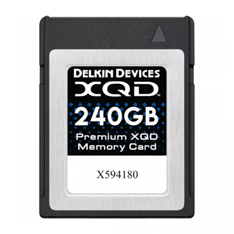 Карта памяти Delkin Devices Premium XQD 240GB 2933X 440R/400W [DDXQD-240GB]