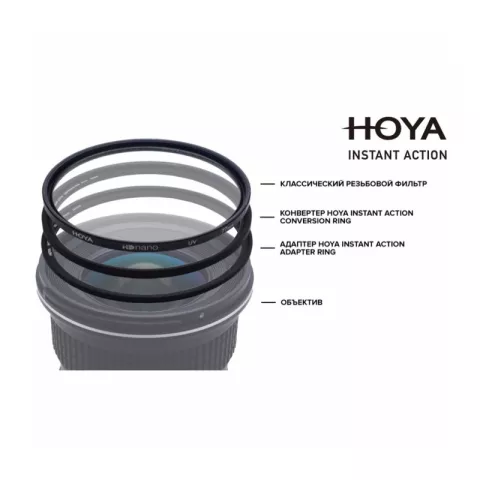 Кольцо-адаптер Hoya Instant Action Adapter Ring 82mm