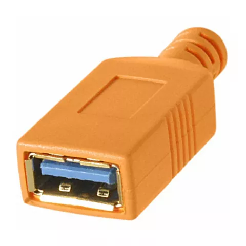 Кабель-удлинитель Tether Tools TetherPro USB-C to USB-A Female Adapter 4.6m Orange (CUCA415-ORG)