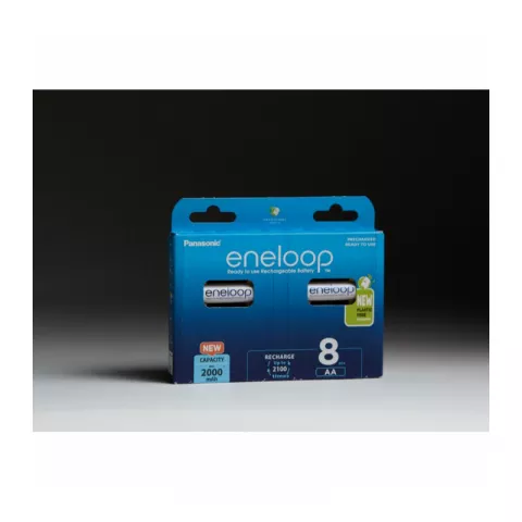 Аккумулятор Panasonic eneloop AA 1900 8BP (BK-3MCDE/8BE)