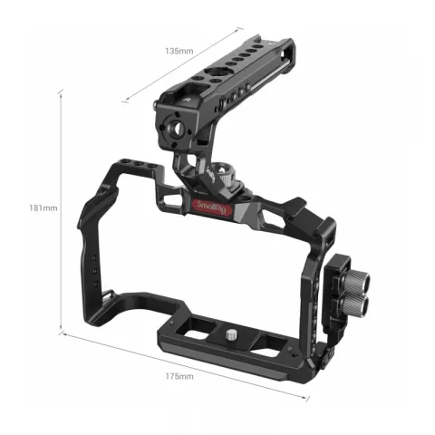 SmallRig 3830C Комплект для цифровых камер CanonR5/R6/R5С, клетка, фиксатор кабеля и боковая ручка