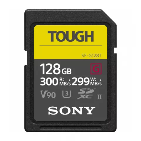 Карта памяти SDXC 128GB Sony SF-G TOUGH UHS-II U3 V90 299/300 MB/s (SF-G128T)