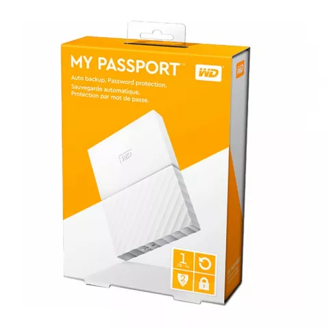 Внешний жёсткий диск WD My Passport WDBBEX0010BWT-EEUE white 1TB 2,5