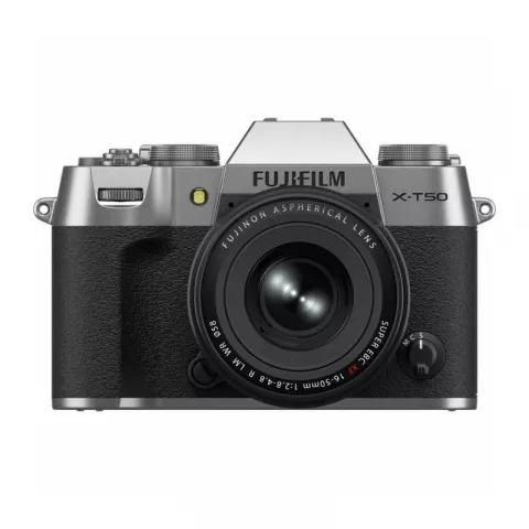 Fujifilm X-T50 Kit XF 16-50mm F2.8-4.8 R LM WR Silver