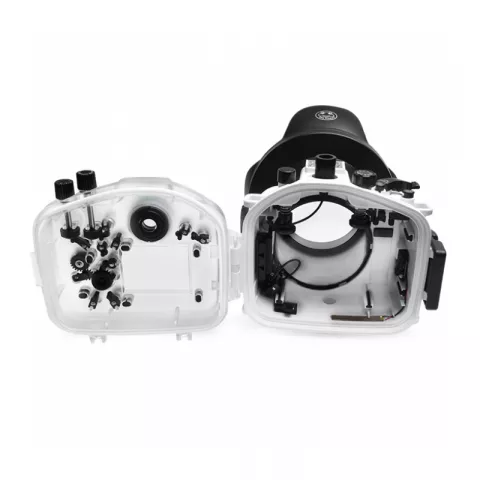 Подводный бокс Sea Frogs A7R IV white + WDP155/100 T1 для Sony A7RIV с портом под обьектив 12-24 белый