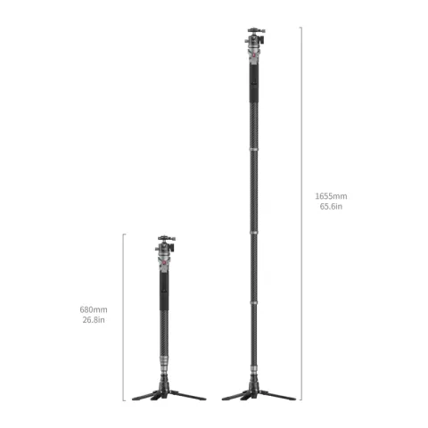 SmallRig 5564 Монопод с фотоголовой/карбоновый Carbon Fiber Photography Monopod