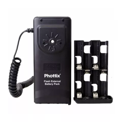 Пенал внешнего источника питания Phottix для вспышки Nikon для 8 батареек АА (23213)