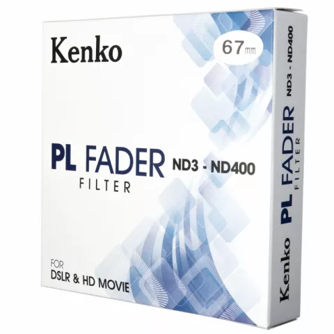 Светофильтр нейтрально-серый  Kenko 67S PL FADER с переменной плотностью ND3-ND400 67mm