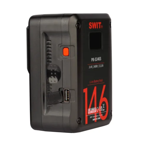 SWIT PB-S146S Аккумуляторная батарея V-Mount для кинокамер 146 Втч разъемы D-Tap, USB-A
