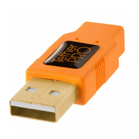Кабель Tether Tools TetherPro USB 2.0 to Mini-B 5-Pin 4.6m Orange [CU5451] 