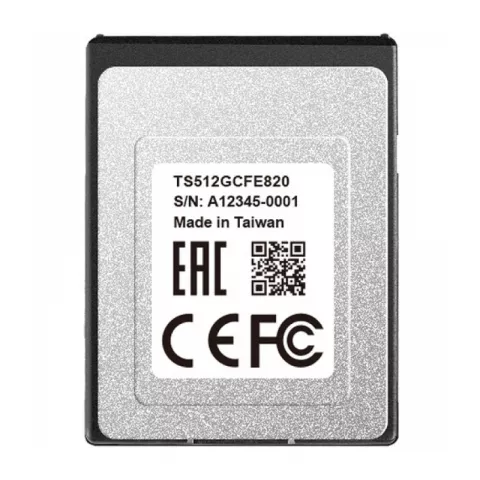 Карта памяти Transcend CFExpress Type B 512GB r/w 1700/1000MB/s TS512GCFE820