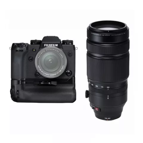 Цифровая фотокамера Fujifilm X-H1 Body + VPB-XH1 + XF100-400mm F4.5-5.6