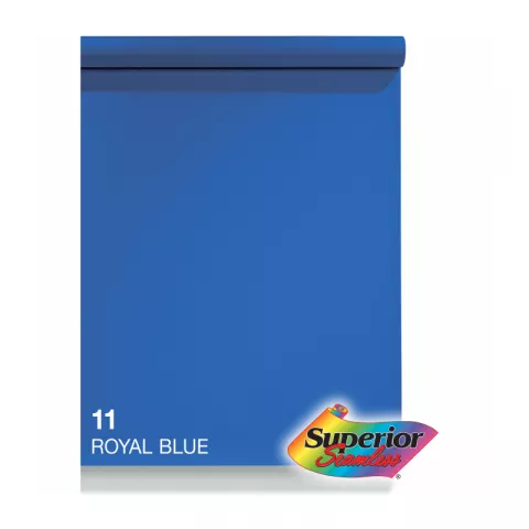 Фон бумажный Superior Royal blue 2,72x11m SMLS 11