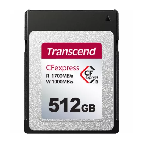 Карта памяти Transcend CFExpress Type B 512GB r/w 1700/1000MB/s TS512GCFE820
