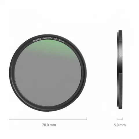 SmallRig 4582 Светофильтр магнитный 67мм поляризационный CPL