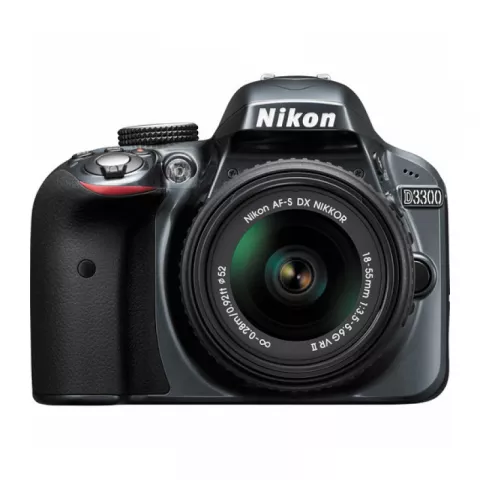 Зеркальный фотоаппарат Nikon D3300 Kit 18-55 VR AF-P Gray