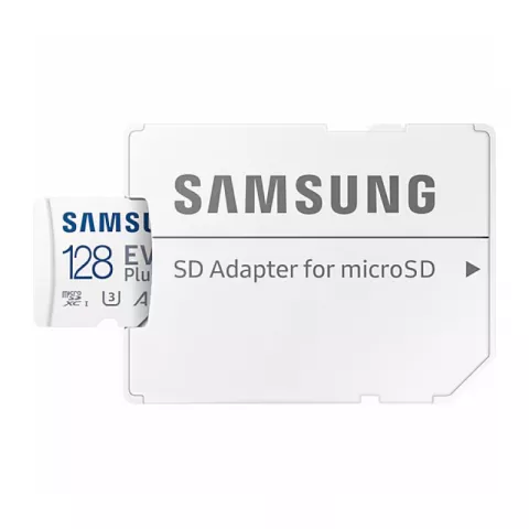 Карта памяти Samsung 128GB microSDXC Card EVO Plus U3, V30, A2 160MB/s White (MB-MC128SA/APC)