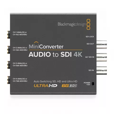 Мини конвертер BLACKMAGIC MINI CONVERTER AUDIO TO SDI 4K 