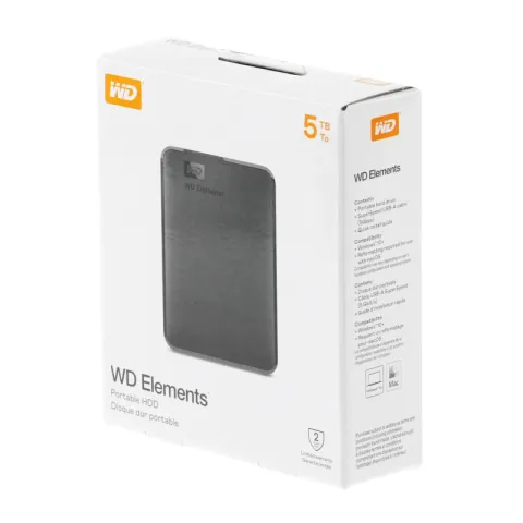 Внешний жесткий диск WD Elements Portable 5TB 2.5