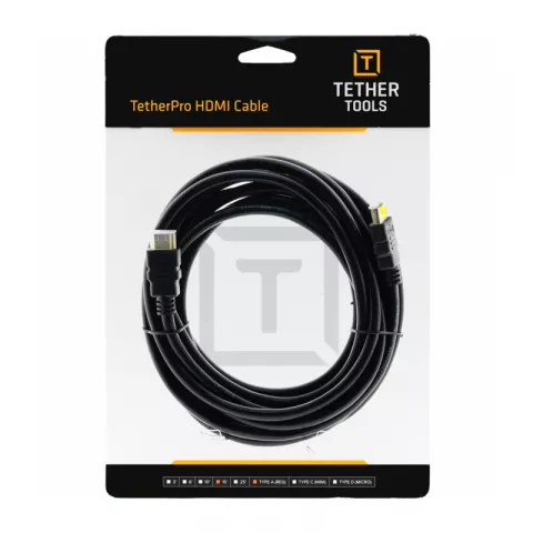Кабель Tether Tools TetherPro HDMI to HDMI 4.6m Black [H2A15-BLK]