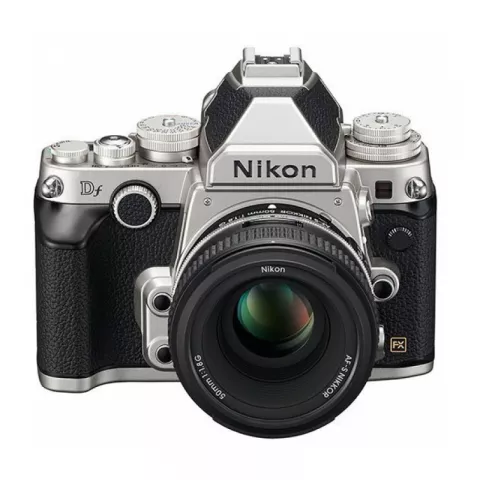 Зеркальный фотоаппарат Nikon Df Kit 50 mm f/1.8 G AF-S Silver Special Edition Lens