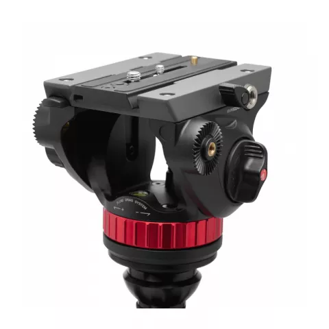Manfrotto MVK502055CXPROV штатив карбоновый, черный. MT055ХPRO + голова MVH502AH  + колона 190LC 