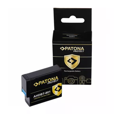 Аккумулятор PATONA PROTECT аналог GoPro для Hero 8, Hero 7, Hero 6 и Hero 5