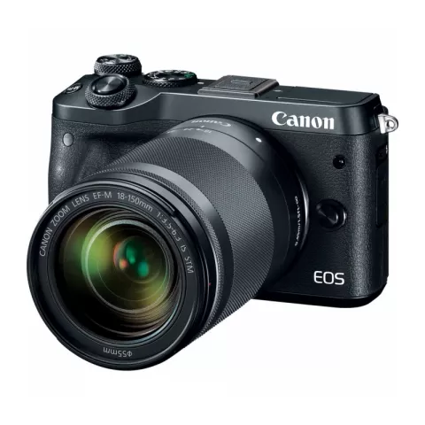 Цифровая фотокамера Canon EOS M6 Kit EF-M 18-150mm f/3.5-6.3 IS STM Black 