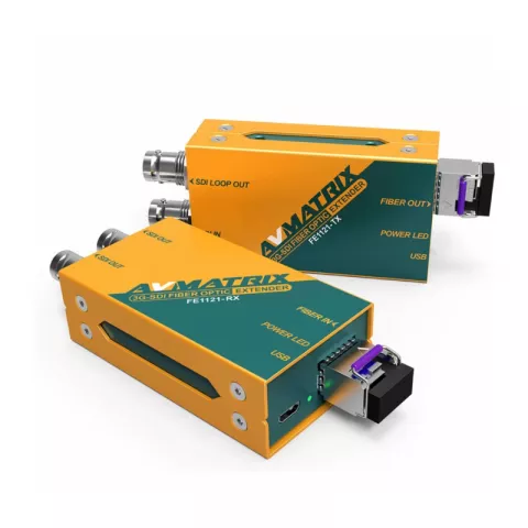 Волоконно-оптический удлинитель  AVMATRIX FE1121 3G-SDI 20км